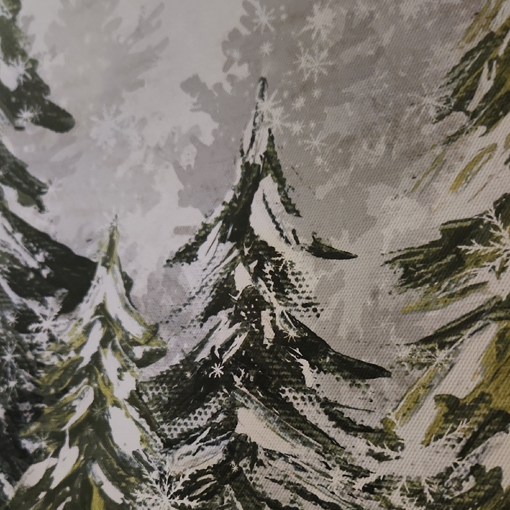 Winter Forest Canvas with LED Lights - Picture 4 of 7